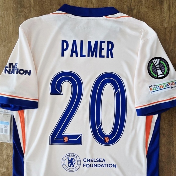 2024/25 Nike Chelsea FC #20 PALMER UEFA Conference Cup Soccer Jersey FN8786 839 - Picture 2 of 12